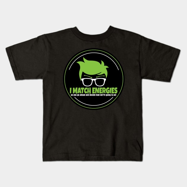 Match Energies Kids T-Shirt by Teamtsunami6